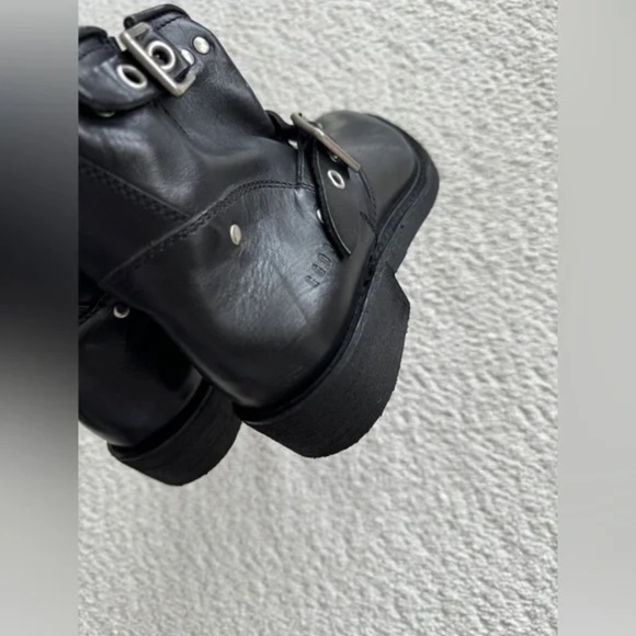 GOLDEN GOOSE Black  Biker Bootie Italy SZ 39   New Never Worn - Picture 9 of 13